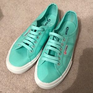 NWT Mint green Superga shoes